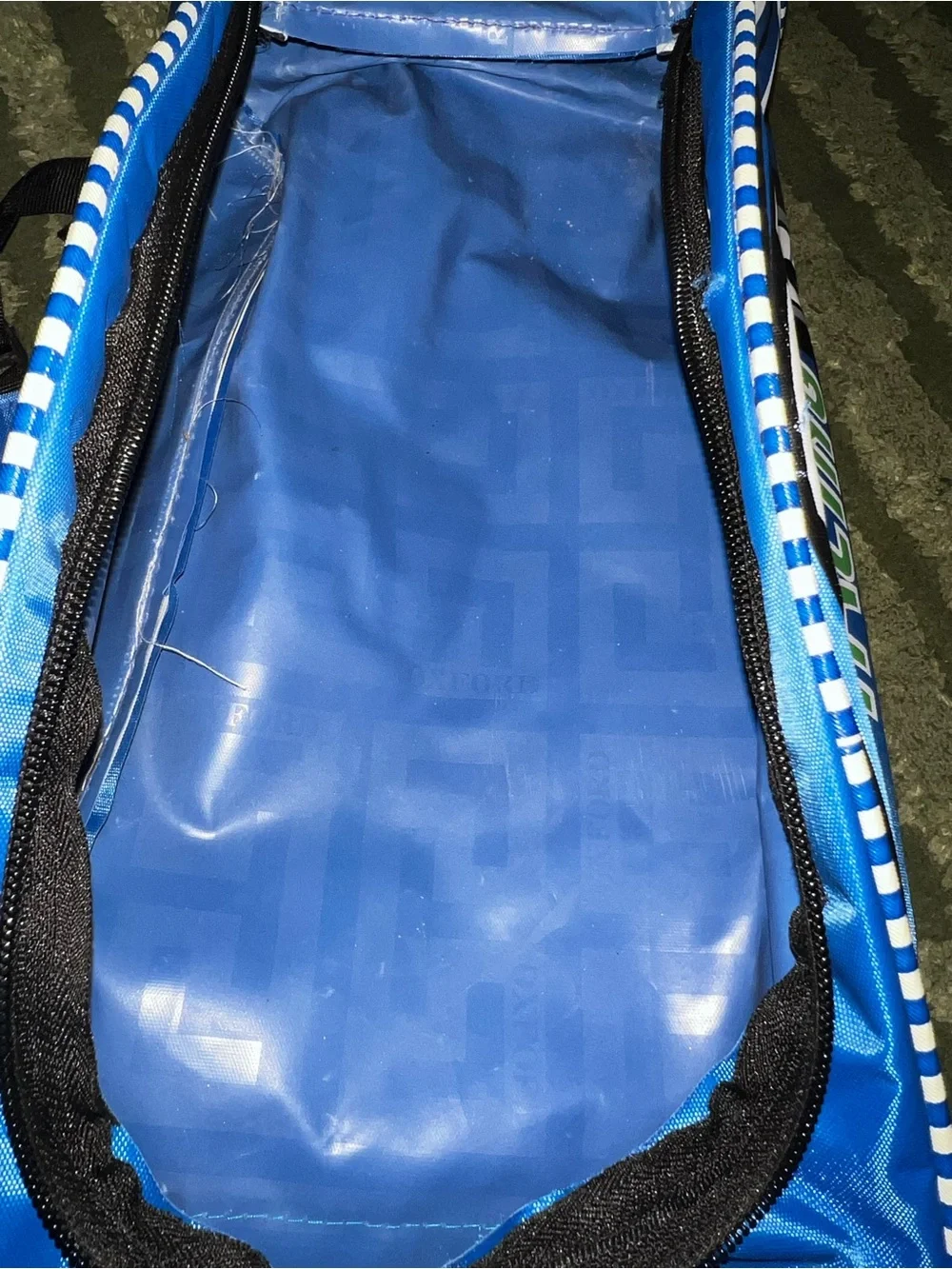 Oxford Blue and Green Kids Racing Backpack